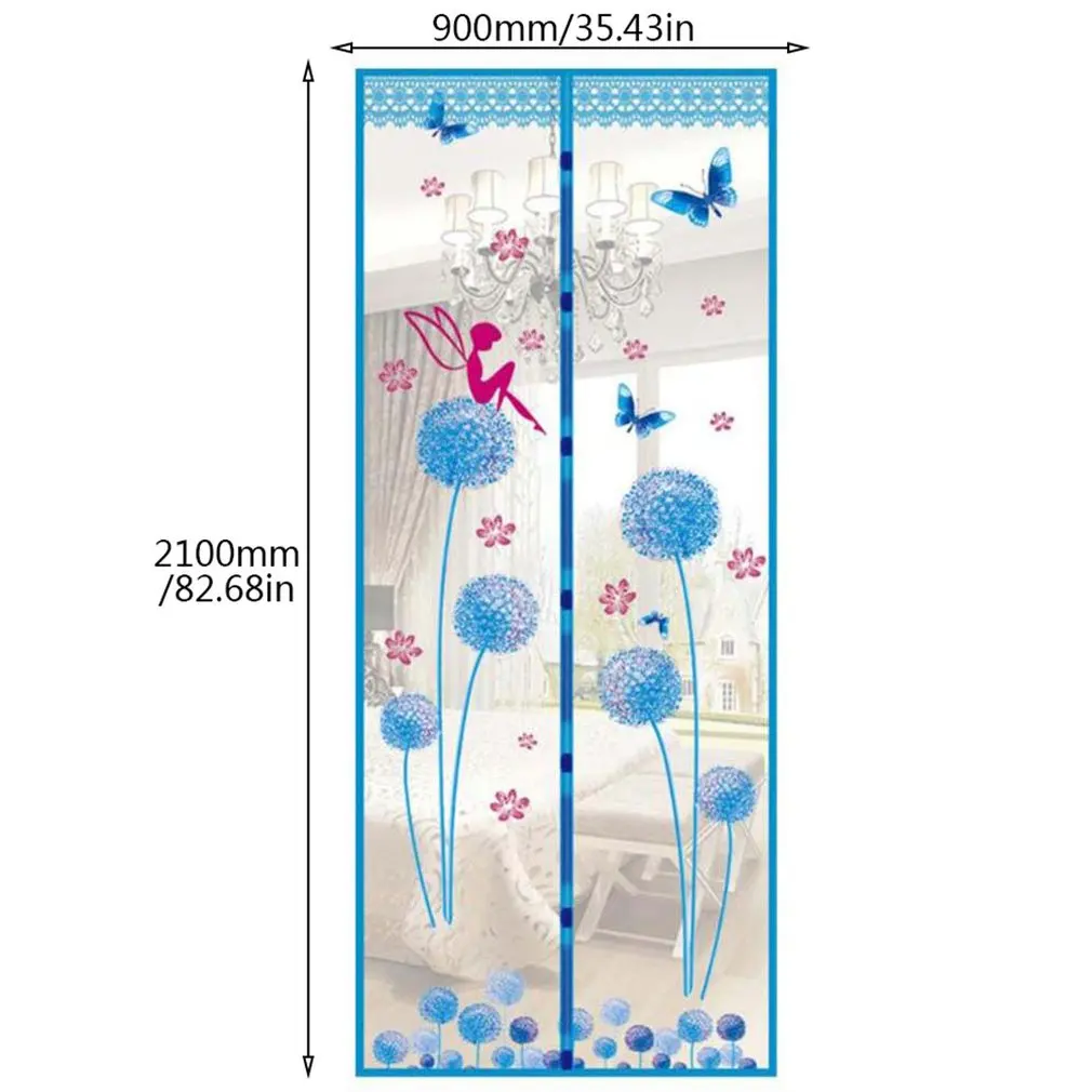 90/100 x 210 CM Curtain Anti Mosquito Magnetic Tulle Shower Curtain Automatic Closing Door Screen Summer Style Mesh Net 
90/100 x 210 CM Curtain Anti Mosquito Magnetic Tulle Shower Curtain Automatic Closing Door Screen Summer Style Mesh Net