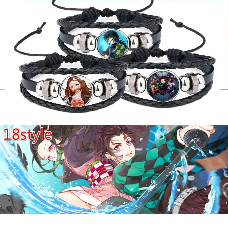 Qiyufang Demon Slayer Kimetsu No Yaiba Kamado Tanjirou Nezuko Cosplay Bracelet Time Gem Cabochon Alloy Wristband Gift Prop Fans
Qiyufang Demon Slayer Kimetsu No Yaiba Kamado Tanjirou Nezuko Cosplay Bracelet Time Gem Cabochon Alloy Wristband Gift Prop Fans
