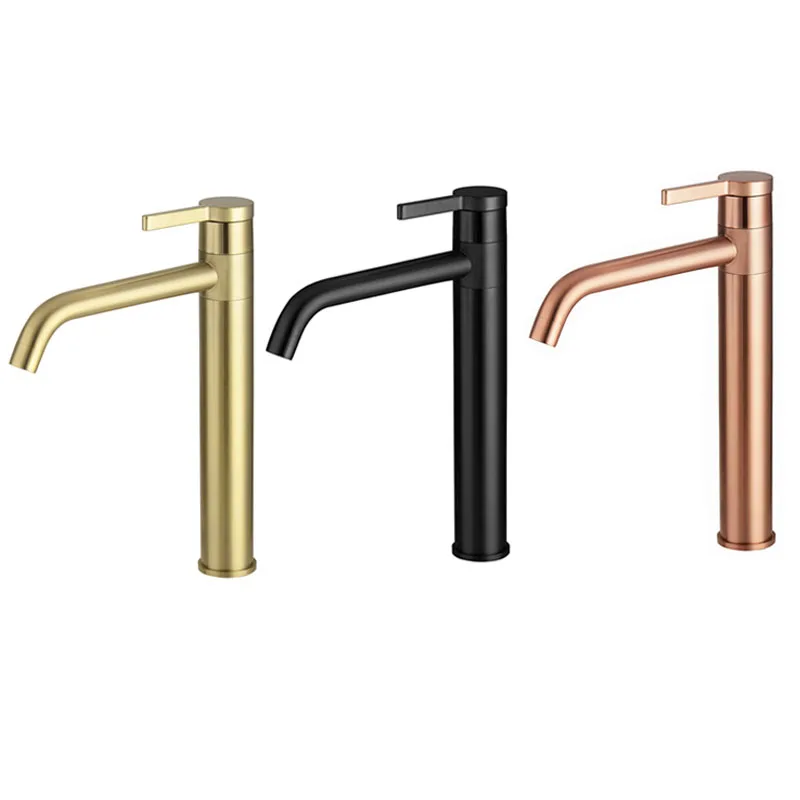 Brushed Gold/Gold/Matt Black Brass Bathroom Faucet Deck Mounted Rotating Tap Hot And Cold Water Mixer Taps
Brushed Gold/Gold/Matt Black Brass Bathroom Faucet Deck Mounted Rotating Tap Hot And Cold Water Mixer Taps