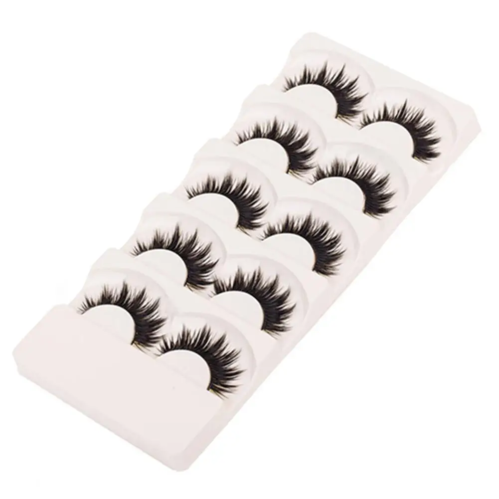 5 Pairs Soft Makeup Thick False Eyelashes Eye Lashes Long Black Nautral Handmade New
5 Pairs Soft Makeup Thick False Eyelashes Eye Lashes Long Black Nautral Handmade New