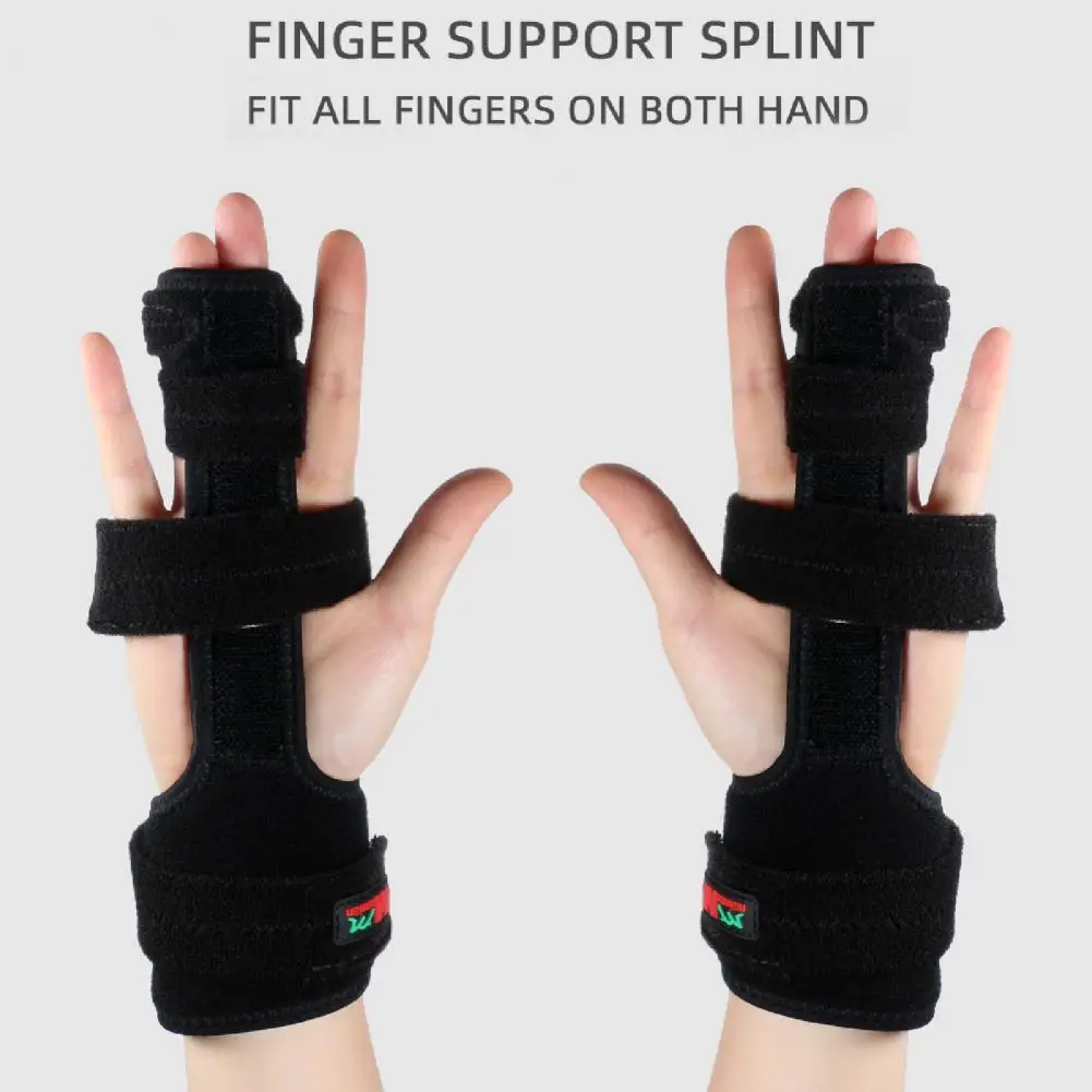 

1Pc Mumian A72 Finger Immobilizer Breathable Adjustable Splint Contractures Straighten Brace Support Immobilizer Cast for Broken