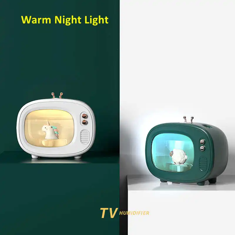 400ML Cute Pet TV Humidifier Wireless Aroma Diffuser Desktop Portable Ultrasonic Cool Mist Humidificador With Night Light
400ML Cute Pet TV Humidifier Wireless Aroma Diffuser Desktop Portable Ultrasonic Cool Mist Humidificador With Night Light