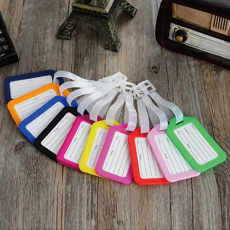2 pcs Pure Color Transparent Plastic Luggage Tag Travel Accessories Boarding Pass Luggage Tag Travel Case Luggage Tag ID Tag
2 pcs Pure Color Transparent Plastic Luggage Tag Travel Accessories Boarding Pass Luggage Tag Travel Case Luggage Tag ID Tag