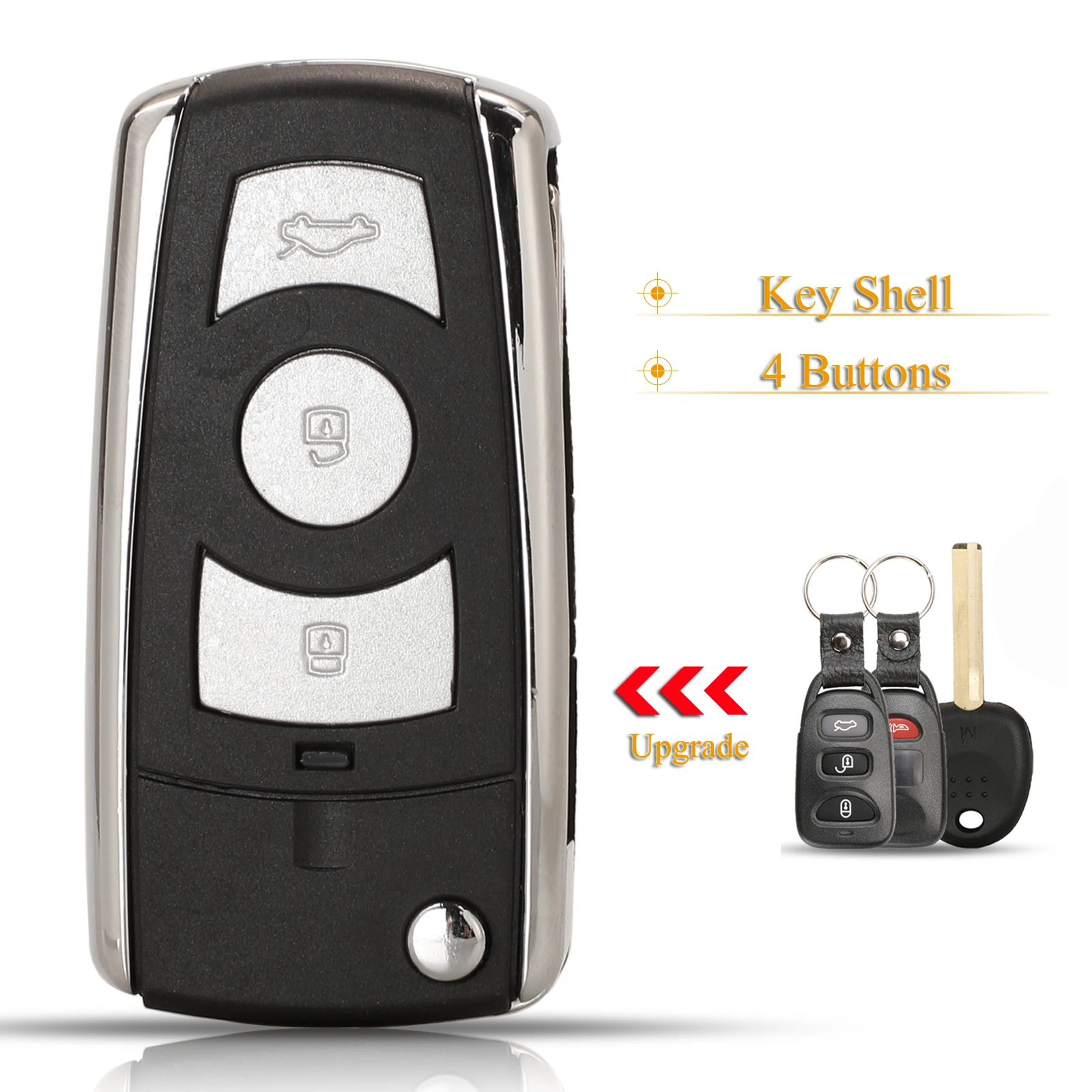 jingyuqin 10pcs 4 Buttons Replacement Remote Car Key Shell Cover Case For Kia For Hyundai Accent Solaris Uncut Blade Blank Key
jingyuqin 10pcs 4 Buttons Replacement Remote Car Key Shell Cover Case For Kia For Hyundai Accent Solaris Uncut Blade Blank Key