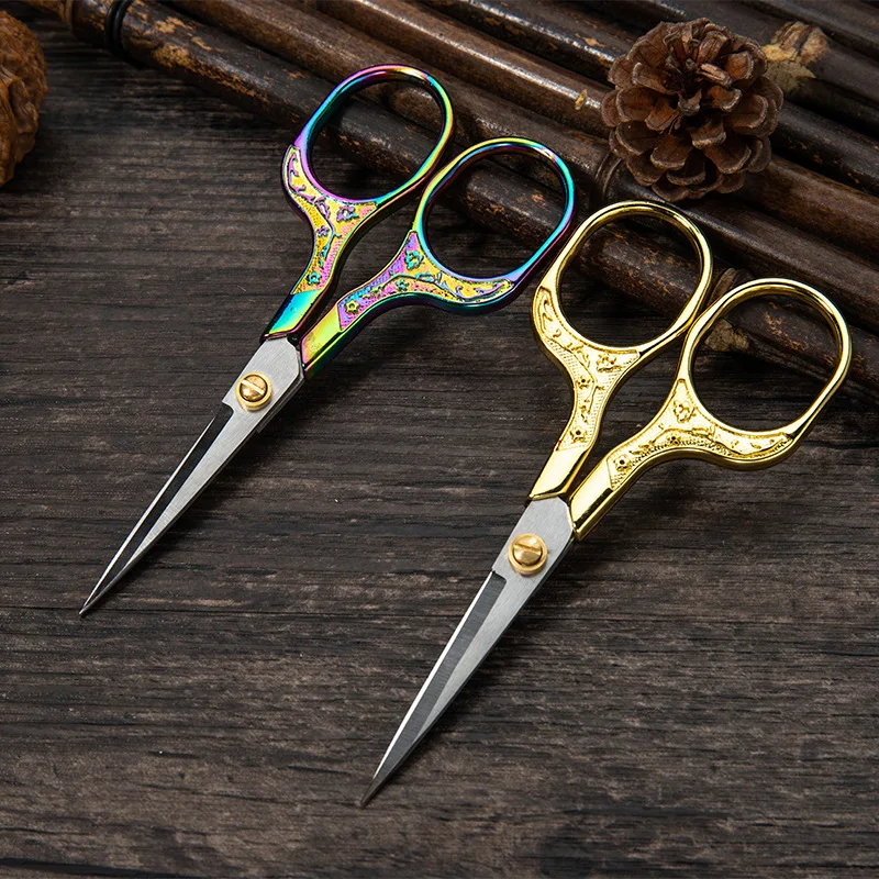 Dropshipping 2021 Best Selling Products Golden Stainless Steel Vintage Scissors DIY Sewing Supplies Cross Stitch Scissors Yarn
Dropshipping 2021 Best Selling Products Golden Stainless Steel Vintage Scissors DIY Sewing Supplies Cross Stitch Scissors Yarn