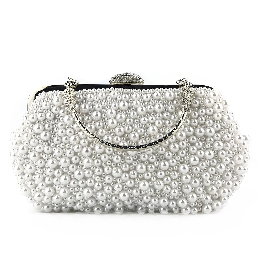 women Classic handmade pearl bag ladies one shoulder beaded chain dinner bags girls handbag for cocktail party and wedding
women Classic handmade pearl bag ladies one shoulder beaded chain dinner bags girls handbag for cocktail party and wedding