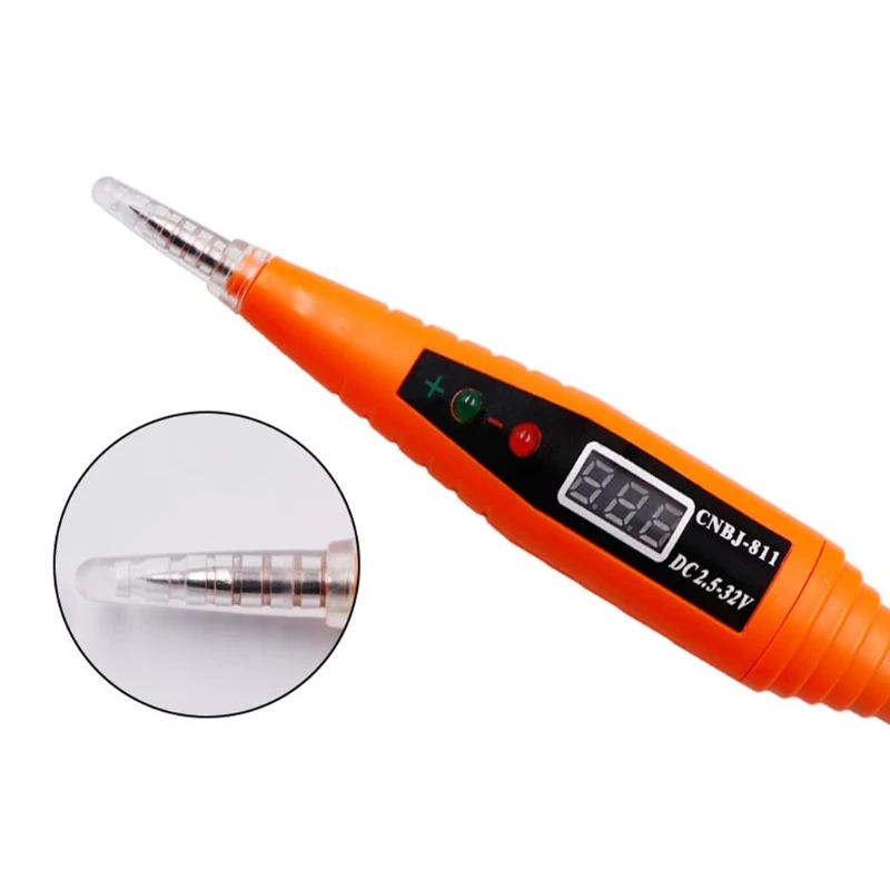 2022 New 2.5-32V Auto Digital Circuit Tester Pencil Digitaler Elektrischer Diagnosestift,Power Probe Voltage Test Tool
2022 New 2.5-32V Auto Digital Circuit Tester Pencil Digitaler Elektrischer Diagnosestift,Power Probe Voltage Test Tool
