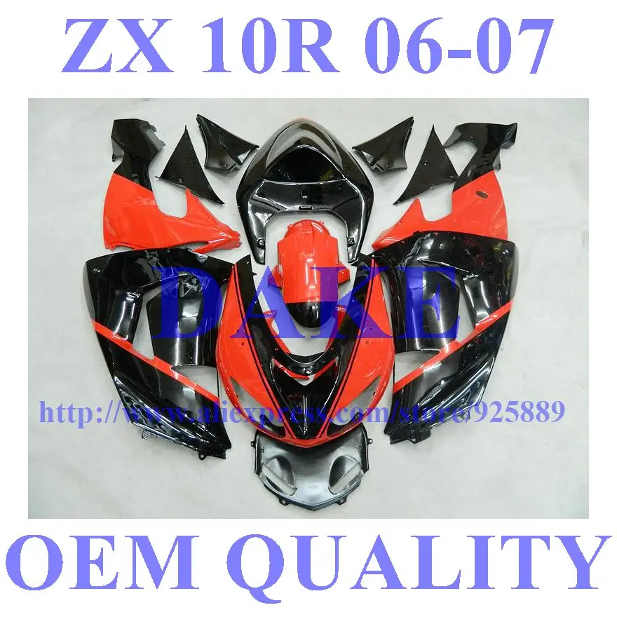Orange Black Fairing Kits FOR KAWASAKI NINJA ZX10R 06-07 ZX 10R 06 07 ZX-10R 06-07 10 R ZX 10R 2006 2007 ABS Fairings -7X+7gfits
Orange Black Fairing Kits FOR KAWASAKI NINJA ZX10R 06-07 ZX 10R 06 07 ZX-10R 06-07 10 R ZX 10R 2006 2007 ABS Fairings -7X+7gfits