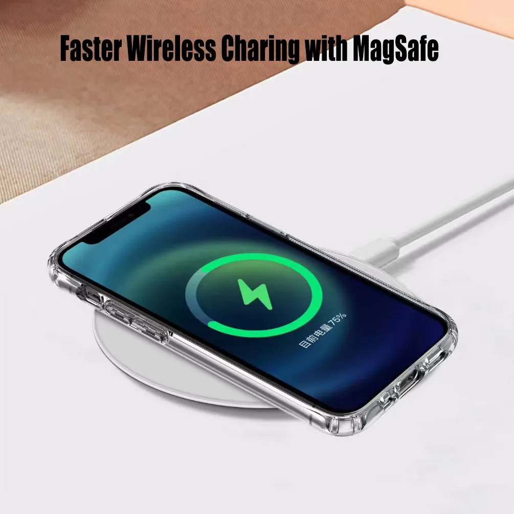 Magsafe Case for iPhone 12 12 Pro Max 2020 New Support Wireless Charging Shockproof Protect Clear Acrylic Hard Phone Bag Shell
Magsafe Case for iPhone 12 12 Pro Max 2020 New Support Wireless Charging Shockproof Protect Clear Acrylic Hard Phone Bag Shell