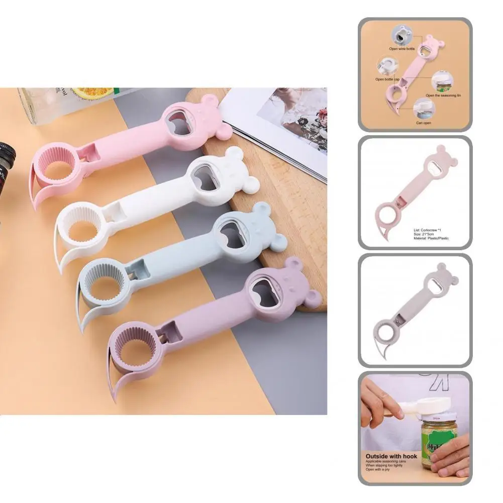 Good Corkscrew Multi-purpose Plastic Cute Manual Multifunction Can Opener Beer Bottle Opener Rotary Bottle Opener 
Good Corkscrew Multi-purpose Plastic Cute Manual Multifunction Can Opener Beer Bottle Opener Rotary Bottle Opener