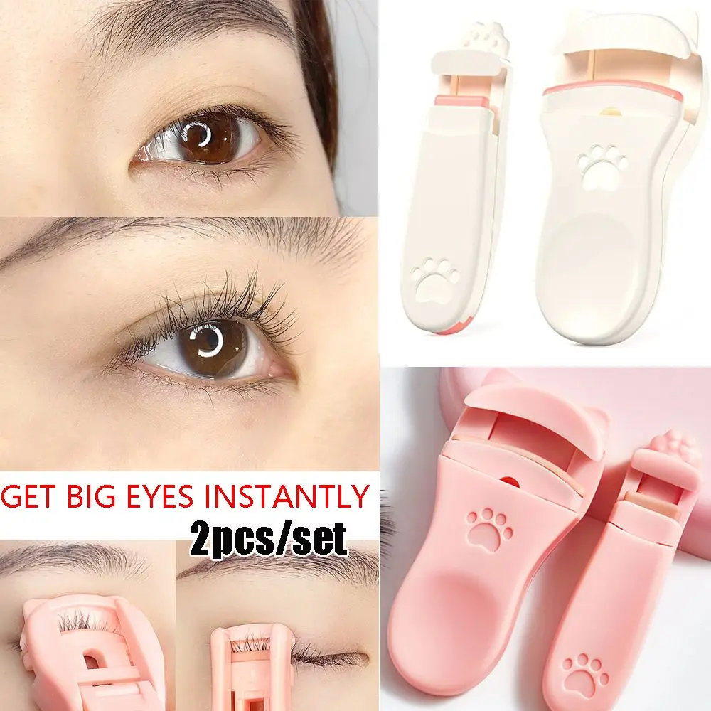2Pcs Cute Eyelash Curler Professional Lash Lift Eyelash Curling Tool with Corner Curler Silicone Pad No Pintch Natural Lashes
2Pcs Cute Eyelash Curler Professional Lash Lift Eyelash Curling Tool with Corner Curler Silicone Pad No Pintch Natural Lashes