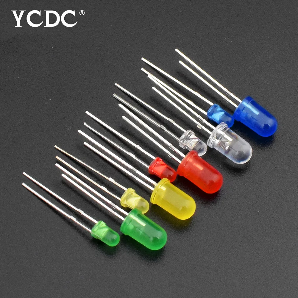 F3/F5 3mm/5mm Red Green Yellow White Color Assorted LED Diode Light Emitting Diode 5Colors*100PCS=500PCS / 1Color=100pcs DIY kit
F3/F5 3mm/5mm Red Green Yellow White Color Assorted LED Diode Light Emitting Diode 5Colors*100PCS=500PCS / 1Color=100pcs DIY kit