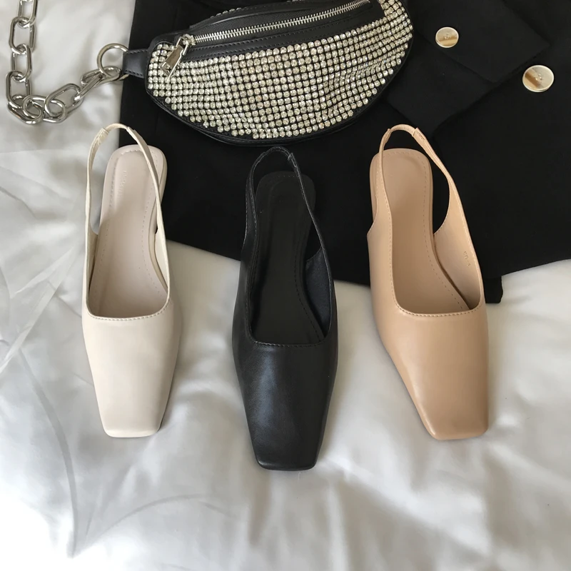 ZAR Fashion Women Summer 2021 New Version All-around Bun Back with Low Heels Flat Chun-toed Sandals Chic Half Drag Single Shoes
ZAR Fashion Women Summer 2021 New Version All-around Bun Back with Low Heels Flat Chun-toed Sandals Chic Half Drag Single Shoes