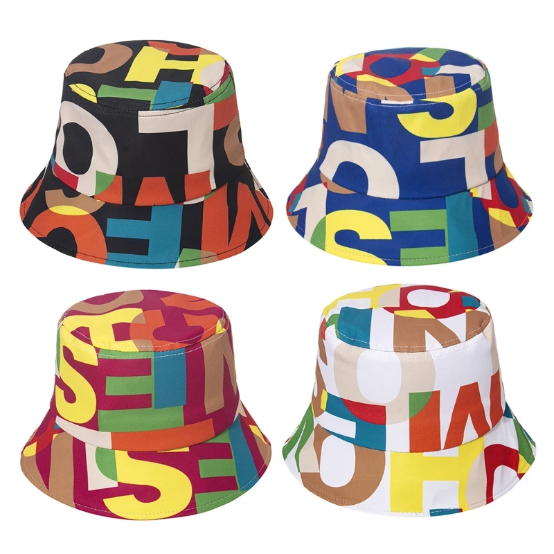 Unisex Color Letter Print Bucket Cap Fisherman Hat UV Protection Sun Hats for Women Men Outdoor Activities Snug Fit All
Unisex Color Letter Print Bucket Cap Fisherman Hat UV Protection Sun Hats for Women Men Outdoor Activities Snug Fit All