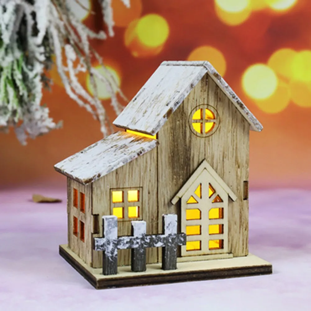 Christmas Decoration Luminous Small Wooden House LED Wooden Christmas Small House Christmas Desktop Ornaments Pendant
Christmas Decoration Luminous Small Wooden House LED Wooden Christmas Small House Christmas Desktop Ornaments Pendant