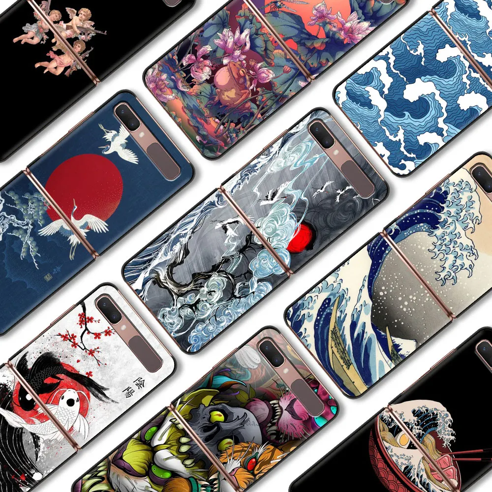 Japanese Style Art Japan Phone Case For Samsung Galaxy Z Flip 3 5G Hard PC Coque Split Folding Z Flip 3 Plastic Casing Cover Bag
Japanese Style Art Japan Phone Case For Samsung Galaxy Z Flip 3 5G Hard PC Coque Split Folding Z Flip 3 Plastic Casing Cover Bag