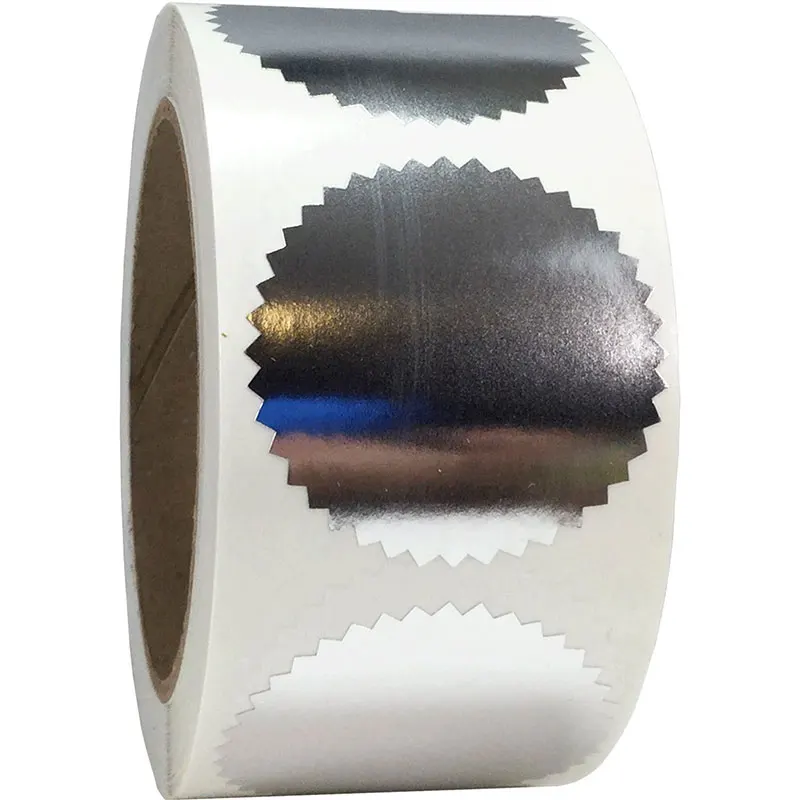 Silver Foil Embossed Stickers 2 Inch - Certificate Wafer Seals Labels Awards Legal Embossing Stickers 250 Labels/Roll (Silver)
Silver Foil Embossed Stickers 2 Inch - Certificate Wafer Seals Labels Awards Legal Embossing Stickers 250 Labels/Roll (Silver)