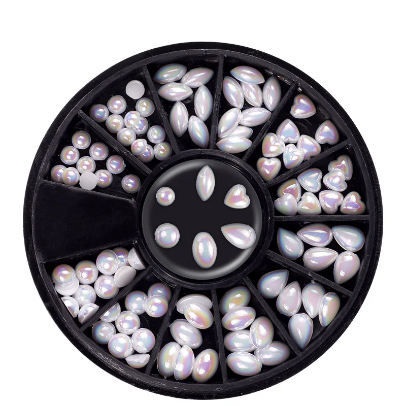 Japanese Pearl DIY Nail Art Special-Shaped Diamond Accessories White Magic Pearl 6-Color Turntable Manicure Nail Art Decorations
Japanese Pearl DIY Nail Art Special-Shaped Diamond Accessories White Magic Pearl 6-Color Turntable Manicure Nail Art Decorations