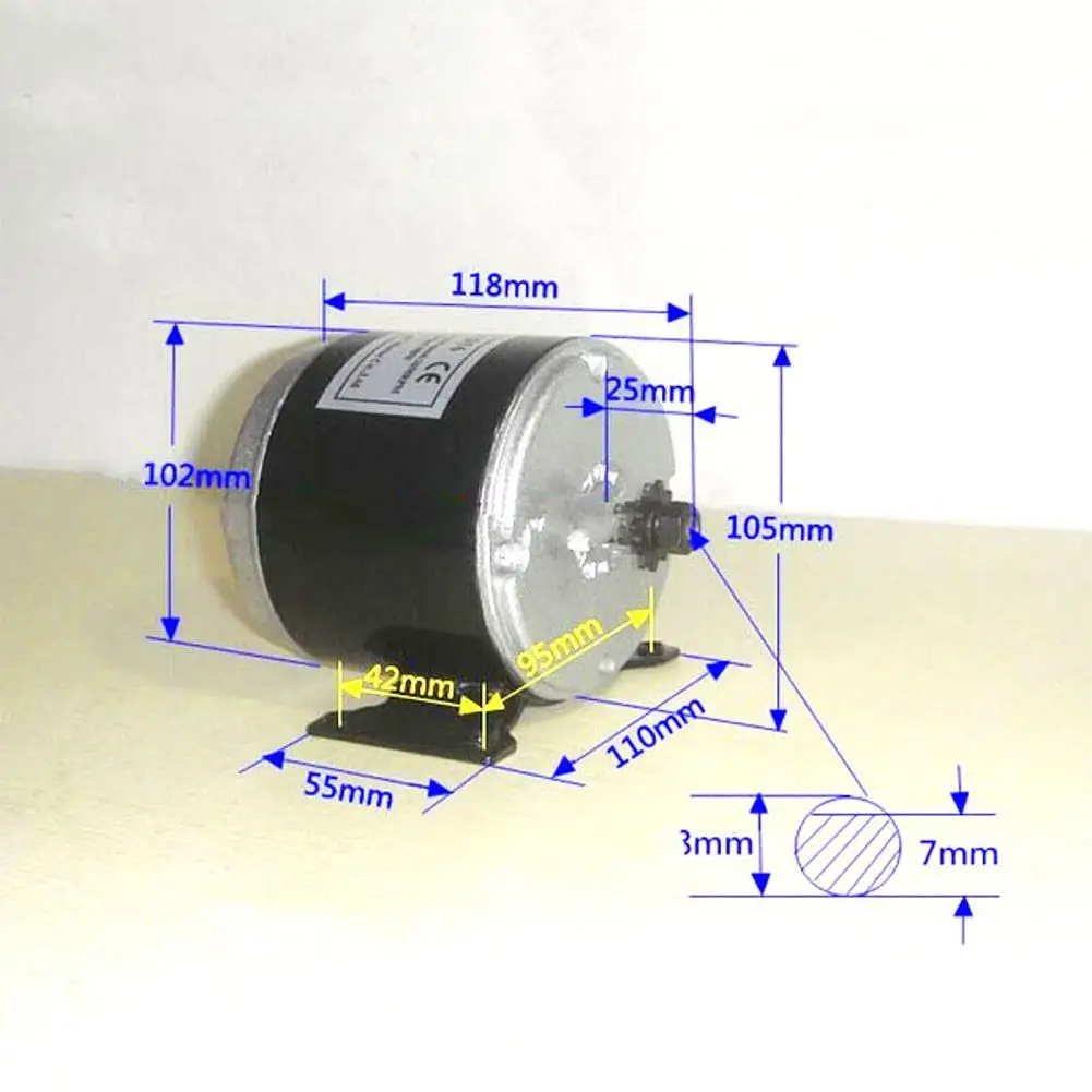 350W 18.7A 24V Electric Scooter Motor Conversion Kit Brushed Motor Set For Electric Bike Clockwise Iron Motor 2750 RPM Wiring
350W 18.7A 24V Electric Scooter Motor Conversion Kit Brushed Motor Set For Electric Bike Clockwise Iron Motor 2750 RPM Wiring
