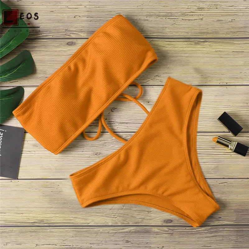 Bikini Set Tube Top Strapless Swimsuits for Women Off Shoulder Swimwear Solid Color Bras Triangle Briefs 2pcs Bathing Suit
Bikini Set Tube Top Strapless Swimsuits for Women Off Shoulder Swimwear Solid Color Bras Triangle Briefs 2pcs Bathing Suit