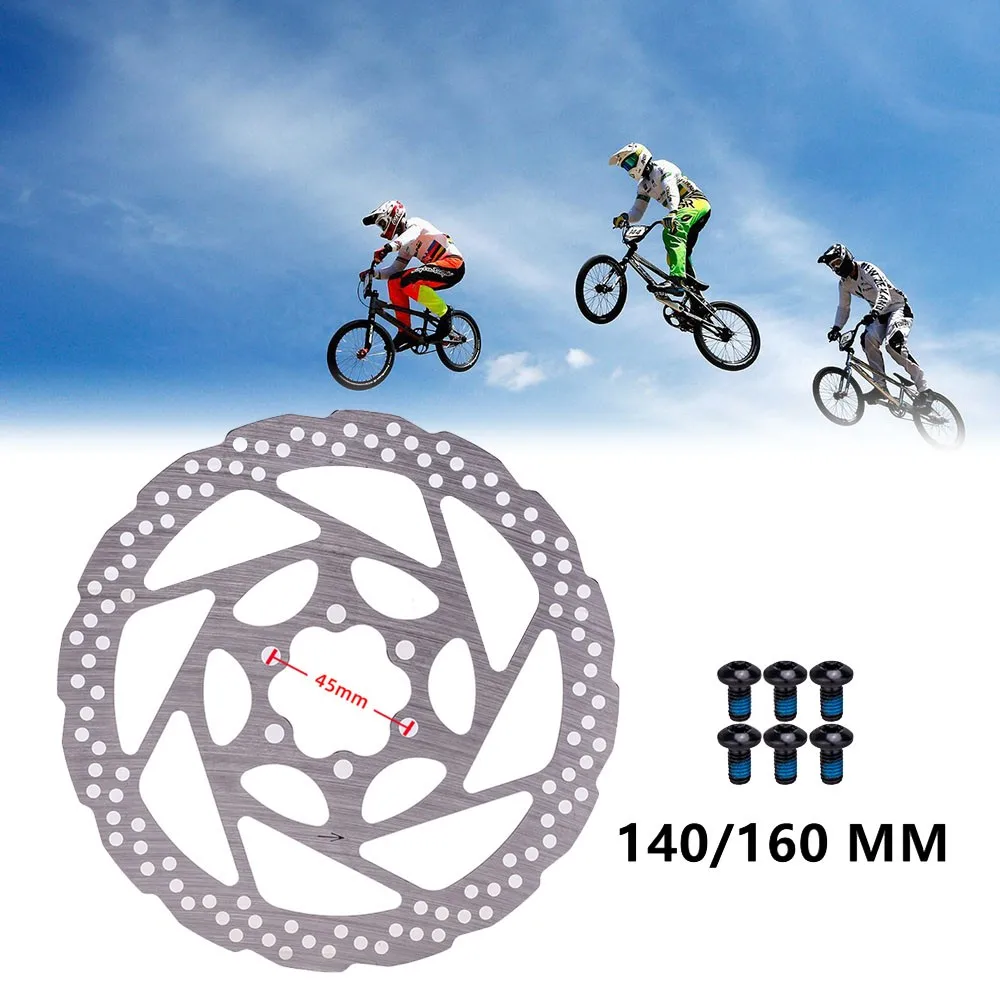 ZTTO 140/160mm Brake Disc Rotor For MTB Bicycle Mountain Bike With 6 Bolts Stainless Steel MTB Bicycle Bike Brake Accessories
ZTTO 140/160mm Brake Disc Rotor For MTB Bicycle Mountain Bike With 6 Bolts Stainless Steel MTB Bicycle Bike Brake Accessories