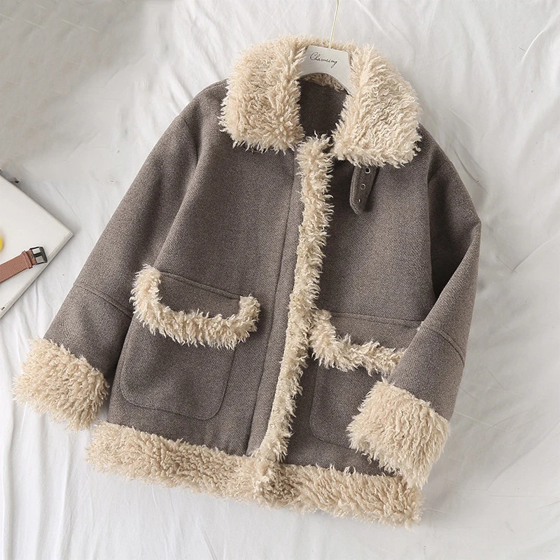 Korean Women Biker Jackets Winter Warm Coffee Loose 4XL 5XL Plus Size Casual Coats Short Stand Collar Windproof Dating Overcoats
Korean Women Biker Jackets Winter Warm Coffee Loose 4XL 5XL Plus Size Casual Coats Short Stand Collar Windproof Dating Overcoats