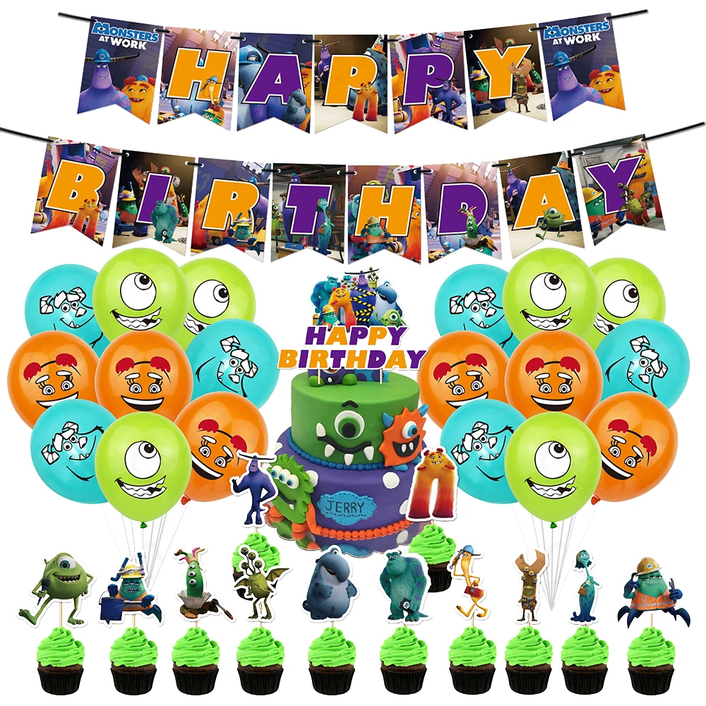 1Set Disney MonstersatWork Theme Balloon Kids Birthday Party Decoration Balloon Banners Flag Baby Shower Supplies Globos
1Set Disney MonstersatWork Theme Balloon Kids Birthday Party Decoration Balloon Banners Flag Baby Shower Supplies Globos