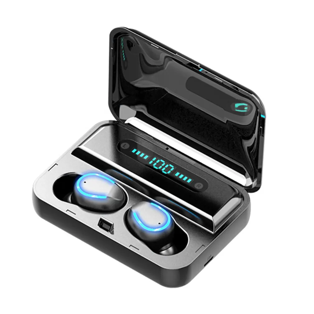 F9-V 5.0 Bluetooth-compatible Earphones TWS Fingerprint Touch Headset HiFI Stereo In-ear Earbuds Wireless Headphones for sport
F9-V 5.0 Bluetooth-compatible Earphones TWS Fingerprint Touch Headset HiFI Stereo In-ear Earbuds Wireless Headphones for sport