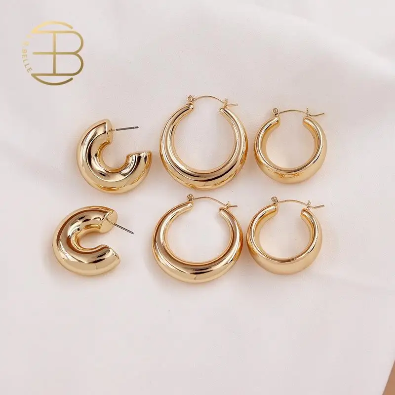 2020 New Geometric C Shape Gold Silver Color Small Hoop Earrings For Women Basic Jewelry Chunky Thick Hoops Earring Set
2020 New Geometric C Shape Gold Silver Color Small Hoop Earrings For Women Basic Jewelry Chunky Thick Hoops Earring Set