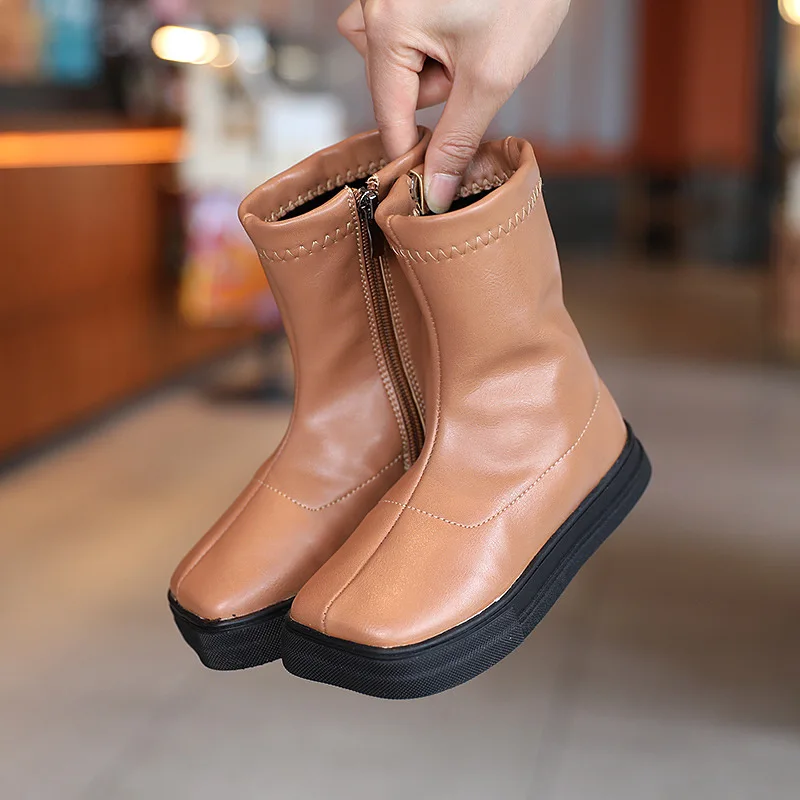 Winter Girls Snow Boots Solid Color Big Girl Shoes Flat Solid Color Winter Kids Knee High Boots Anti-slip Princess Shoes SYY185
Winter Girls Snow Boots Solid Color Big Girl Shoes Flat Solid Color Winter Kids Knee High Boots Anti-slip Princess Shoes SYY185