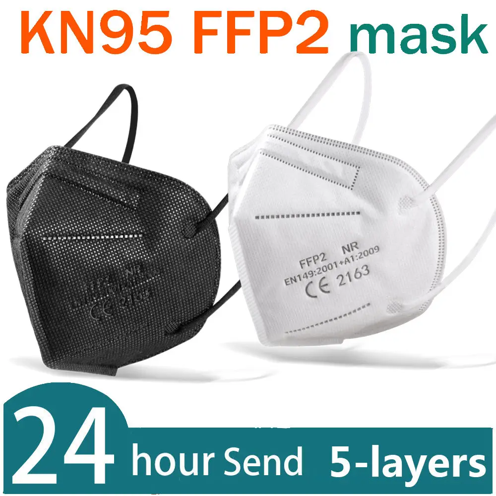 5-100PCS 5 Layer Reusable KN95 Facial Mask FFP2 White Black Color Masque Approved FPP2 Protective ffp2Mask CE Mascarillas Negras
5-100PCS 5 Layer Reusable KN95 Facial Mask FFP2 White Black Color Masque Approved FPP2 Protective ffp2Mask CE Mascarillas Negras