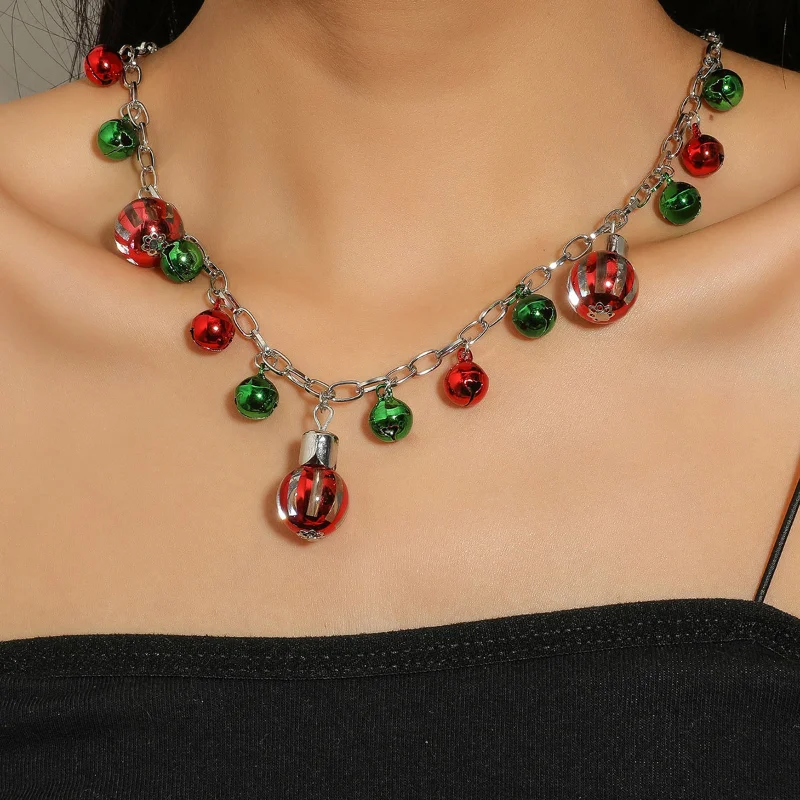 Fashion Flower Christmas Jewelry Bell Pendant Necklace Women 2021 New Year Gifts Retro Creative Colours Jewelry Accessories B
Fashion Flower Christmas Jewelry Bell Pendant Necklace Women 2021 New Year Gifts Retro Creative Colours Jewelry Accessories B