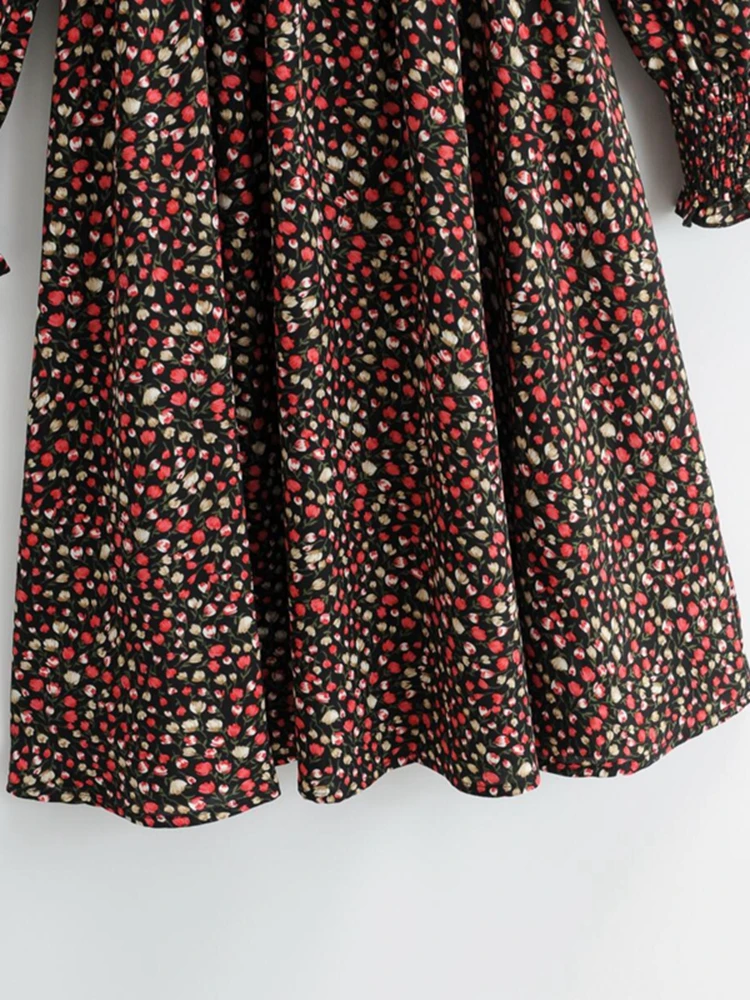 2021 Women Vintage Square Neck Floral Print Casual Mini Dress Chic Puff Sleeve Female Long Sleeve Pleats A Line Vestido
2021 Women Vintage Square Neck Floral Print Casual Mini Dress Chic Puff Sleeve Female Long Sleeve Pleats A Line Vestido