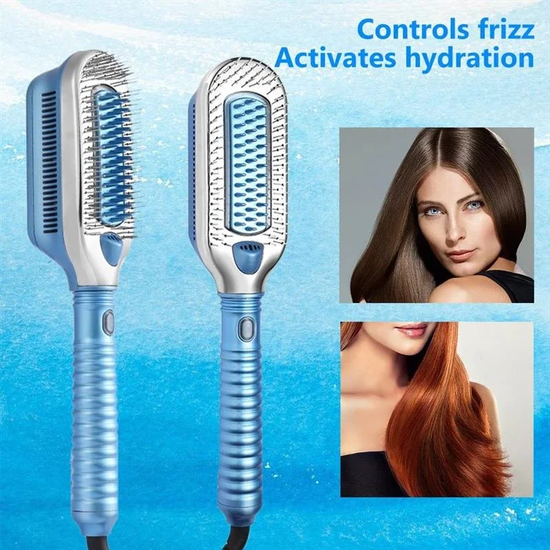 Professional Hair Straightener Brush Ice Therapy Negative Ion Cold Wind Comb Heatless Brush for Wet Dry Hair Freezing Care Tools
Professional Hair Straightener Brush Ice Therapy Negative Ion Cold Wind Comb Heatless Brush for Wet Dry Hair Freezing Care Tools