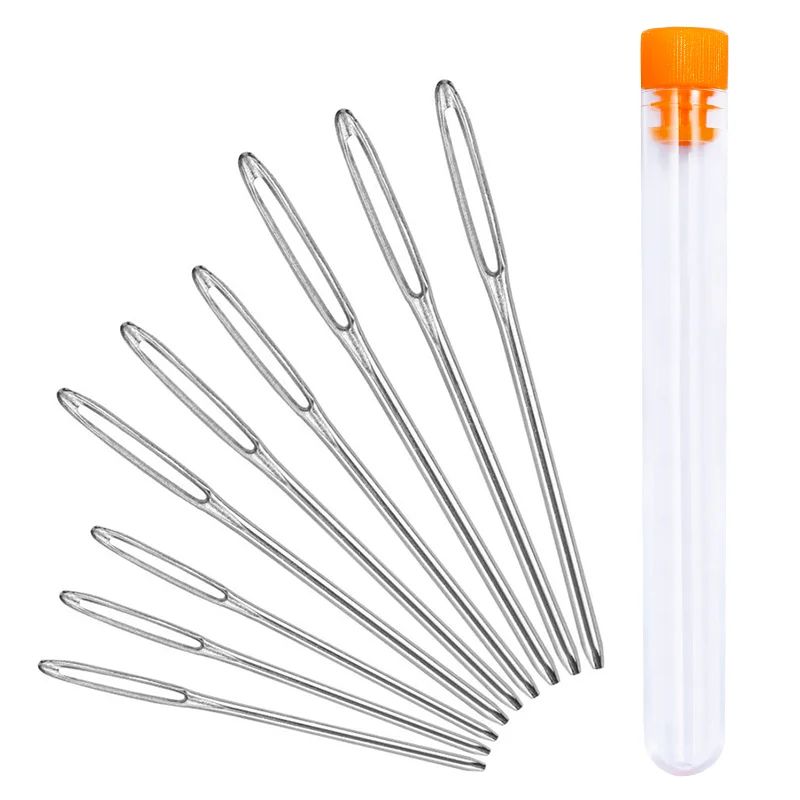 LMDZ 9Pcs/Set Useful Fashion Large-Eye Stainless Steel Blunt Needles Yarn Knitting Embroidery Thread Needles Sewing Tools
LMDZ 9Pcs/Set Useful Fashion Large-Eye Stainless Steel Blunt Needles Yarn Knitting Embroidery Thread Needles Sewing Tools