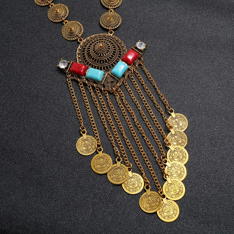 Naomy&ZP Vintage Necklace For Women Bohemian Coin Maxi Statement Necklace Long Big Chunky Fashion Jewelry Accessories Collars
Naomy&ZP Vintage Necklace For Women Bohemian Coin Maxi Statement Necklace Long Big Chunky Fashion Jewelry Accessories Collars