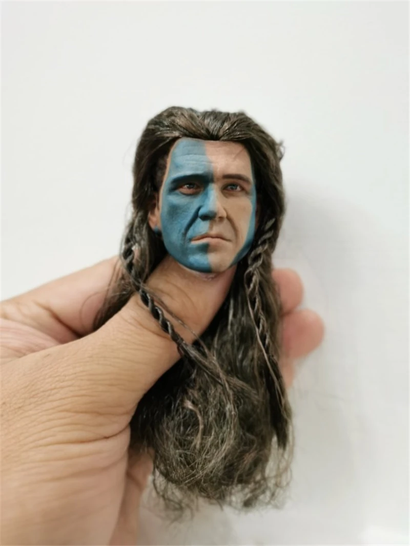 New Items 1/6 Scale Male soldier William Wallace Mel Gibson hair transplant version head sculpt Model Toy For Action Figure Body
New Items 1/6 Scale Male soldier William Wallace Mel Gibson hair transplant version head sculpt Model Toy For Action Figure Body