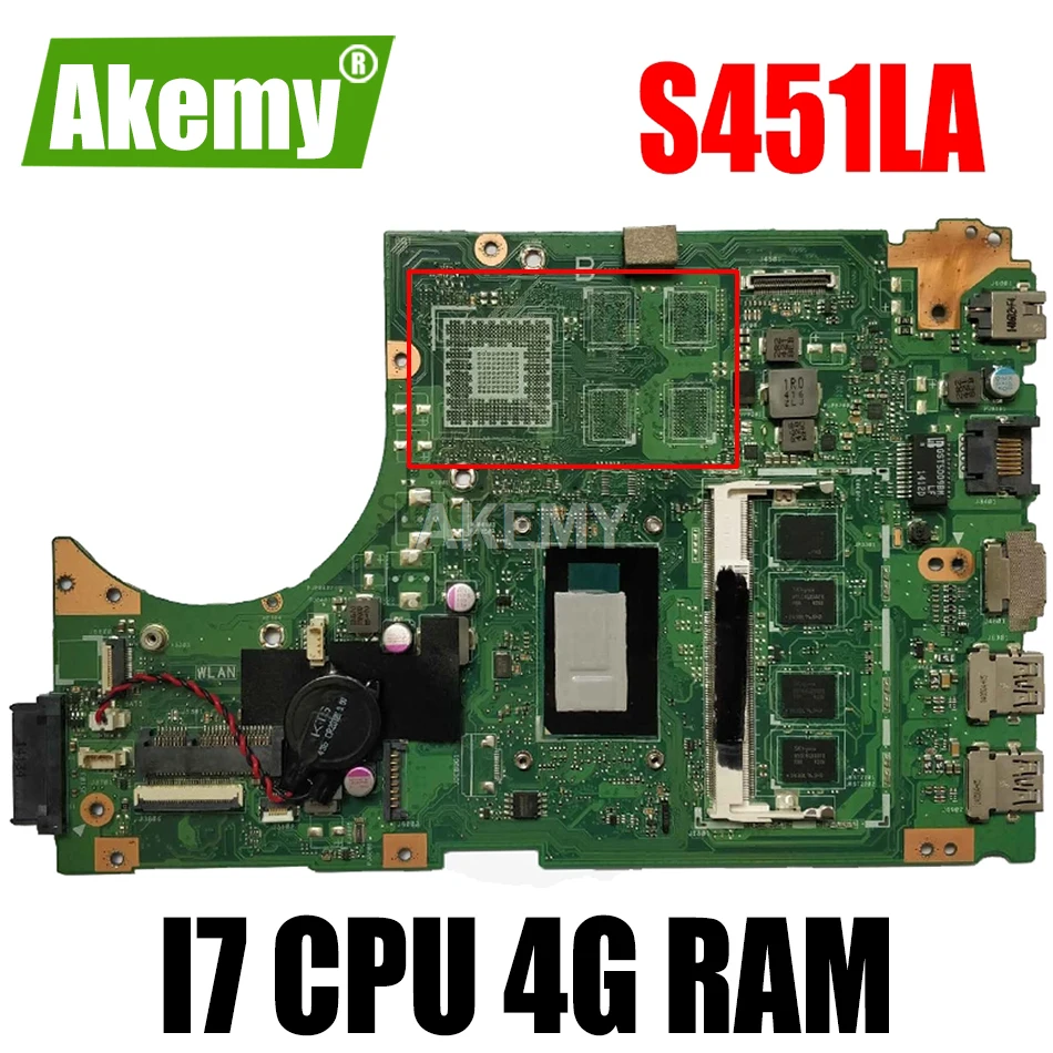 S451LA I7 CPU 4G RAM материнская плата для Asus S451L S451LA S451LN S451LD материнская плата для ноутбука
S451LA I7 CPU 4G RAM материнская плата для Asus S451L S451LA S451LN S451LD материнская плата для ноутбука