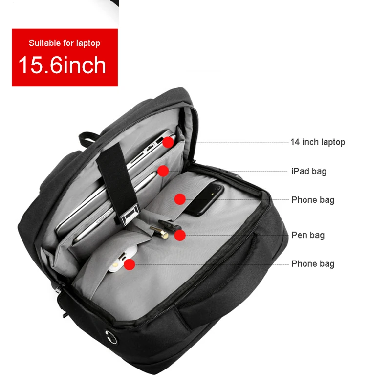 2021 New Anti Theft Men Backpack Bag Business 14" 15.6" Laptop Bag Office Male Travel Backpacks
2021 New Anti Theft Men Backpack Bag Business 14" 15.6" Laptop Bag Office Male Travel Backpacks