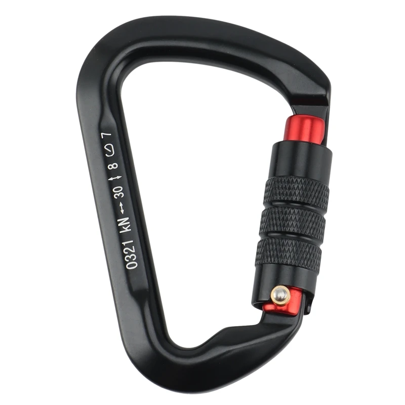 Наружный D-образный карабин 7075 из авиационного алюминия 30KN, автоматический замок, подвесная безопасная Пряжка, подъемный главный замок 
Наружный D-образный карабин 7075 из авиационного алюминия 30KN, автоматический замок, подвесная безопасная Пряжка, подъемный главный замок