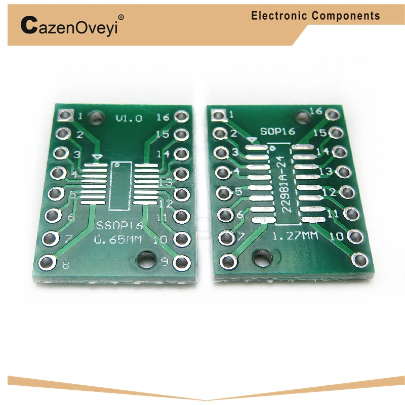 10 шт. / Лот TSSOP16 SSOP16 SOP16 к DIP16 Передаточная плата DIP Pin Board Pitch Adapter PCB в