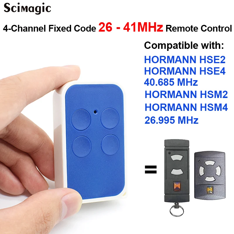 Hormann Remote Clone Hormann 40.685mhz Garage Door Remote Control Duplicator For Hormann HSE2 HSE4 gray button
Hormann Remote Clone Hormann 40.685mhz Garage Door Remote Control Duplicator For Hormann HSE2 HSE4 gray button