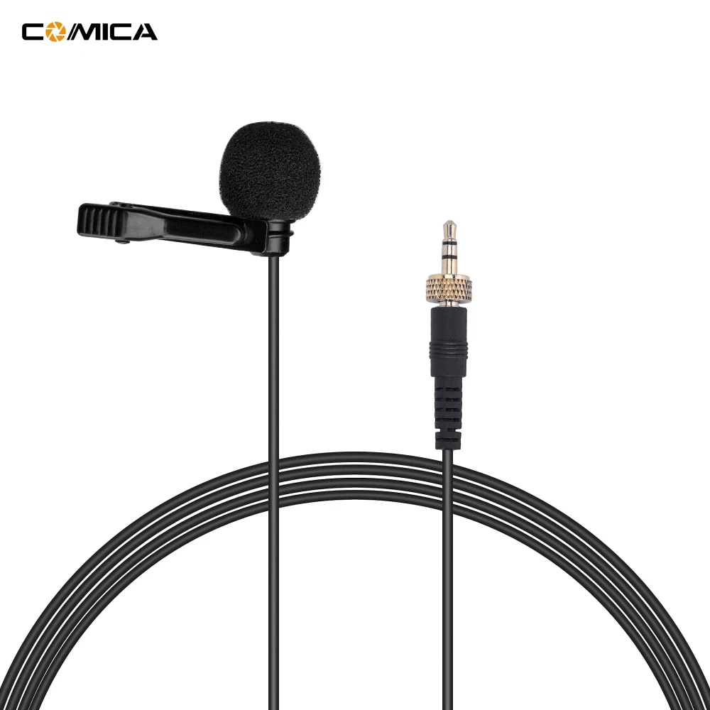 

COMICA CVM-M-O1 3,5 мм всенаправленный микрофон Вход линейный кабель для Sennheiser COMICA Беспроводной микрофоны