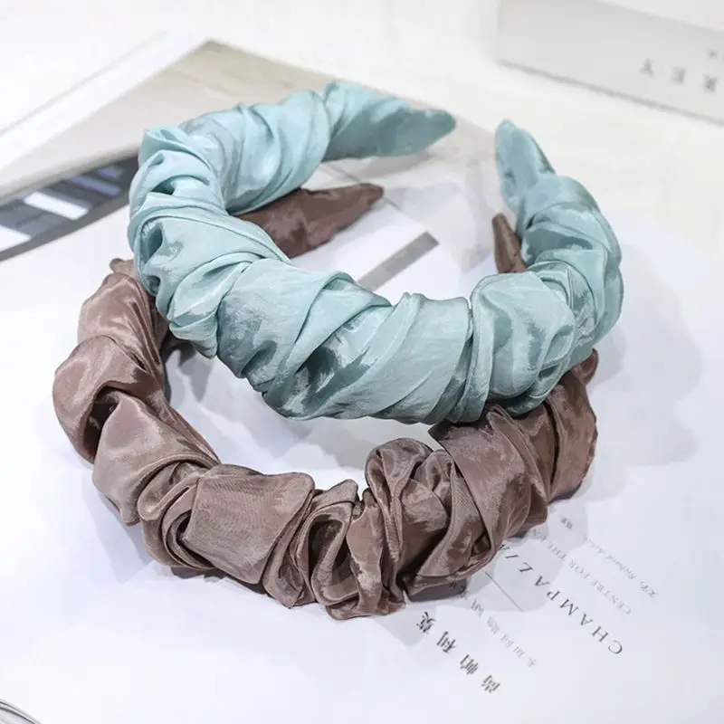 Fresh Style Women Wide Headband Shiny Solid Candy Color Wrinkled Party Hair Hoop Hot
Fresh Style Women Wide Headband Shiny Solid Candy Color Wrinkled Party Hair Hoop Hot