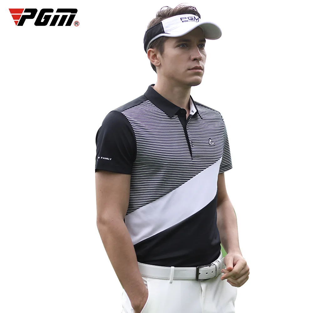 2020 PGM New men's golf T-shirt summer twill breathable top Sportswear Fashion Quick Dry Short Sleeve Button collar Golf Shirt
2020 PGM New men's golf T-shirt summer twill breathable top Sportswear Fashion Quick Dry Short Sleeve Button collar Golf Shirt
