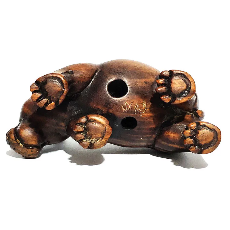 Y5795 -Collectible 20 Years Old 2" Hand Carved Ebony Ironwood Netsuke - Hippo
Y5795 -Collectible 20 Years Old 2" Hand Carved Ebony Ironwood Netsuke - Hippo