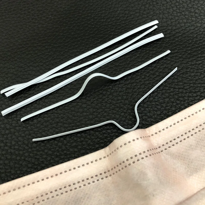 1000pc 0.3x10cm White Plastic Nose Wire Bar For DIY MASK with Galvanized Iron Core Inside Mask Nasal Bridge Strip Cable Wire Tie
1000pc 0.3x10cm White Plastic Nose Wire Bar For DIY MASK with Galvanized Iron Core Inside Mask Nasal Bridge Strip Cable Wire Tie