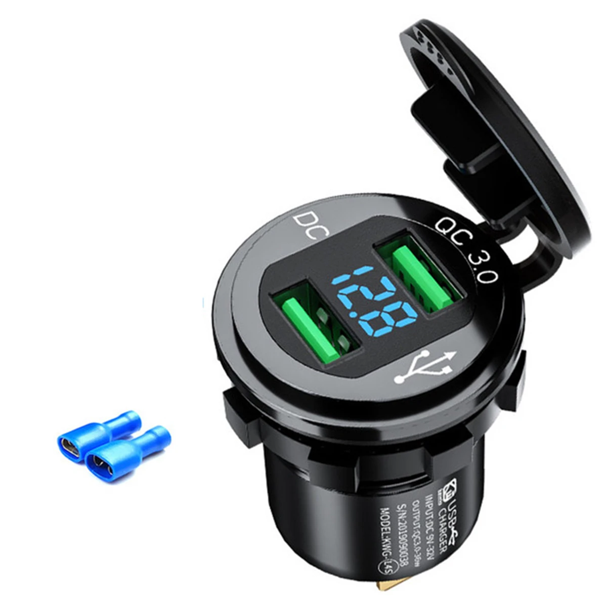 Автомобильное USB-зарядное устройство QC 3,0, светодиодный вольтметр, металлический корпус, водонепроницаемый, для 12 В, 24 В, мотоцикла, лодки, зарядный штекер для телефона, планшета
Автомобильное USB-зарядное устройство QC 3,0, светодиодный вольтметр, металлический корпус, водонепроницаемый, для 12 В, 24 В, мотоцикла, лодки, зарядный штекер для телефона, планшета