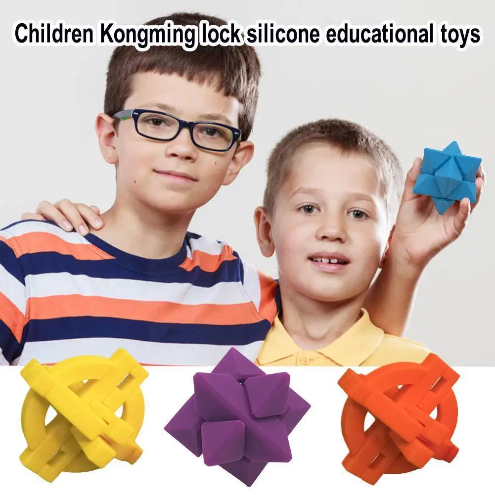 3D Силиконовый пазл ручной работы IQ KongMing Luban Lock женский развивающий разум для взрослых и детей S6Z3
3D Силиконовый пазл ручной работы IQ KongMing Luban Lock женский развивающий разум для взрослых и детей S6Z3