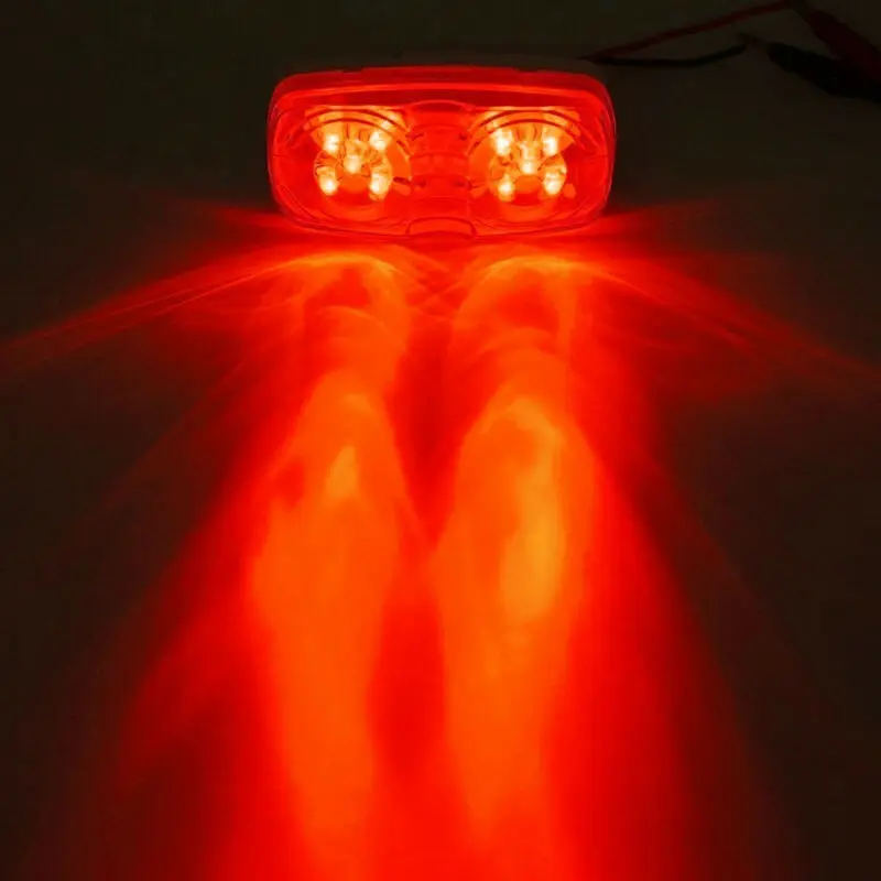 10-LED 4\" Side Marker Lights Camper Truck Trailer Running Lamp Protable